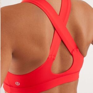 Lululemon all sport bra love red size 6